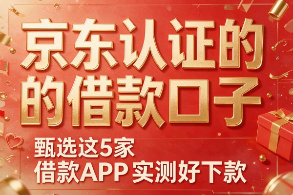京东认证的借款口子,甄选这5家借款APP实测好下款