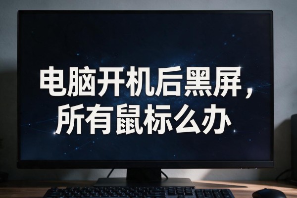 电脑开机后黑屏只有鼠标怎么办