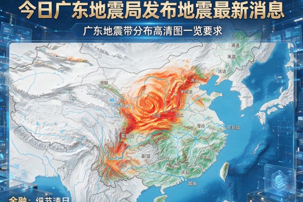 今日广东地震局发布地震最新消息,广东地震带分布高清图一览