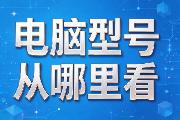 电脑型号从哪里看