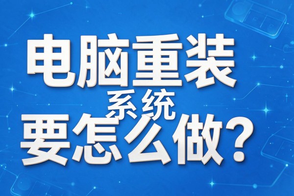 电脑重装系统要怎么做?