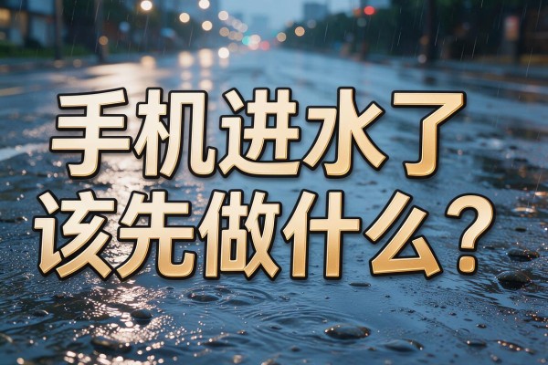 手机进水了该先做什么?