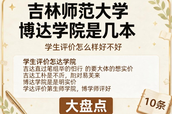 吉林师范大学博达学院是几本 学生评价怎么样好不好(10条)大盘点