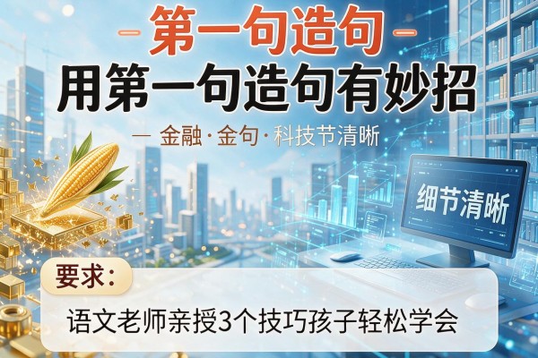 第一句造句-用第一句造句有妙招 语文老师亲授3个技巧孩子轻松学会