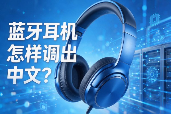 蓝牙耳机怎样调出中文?