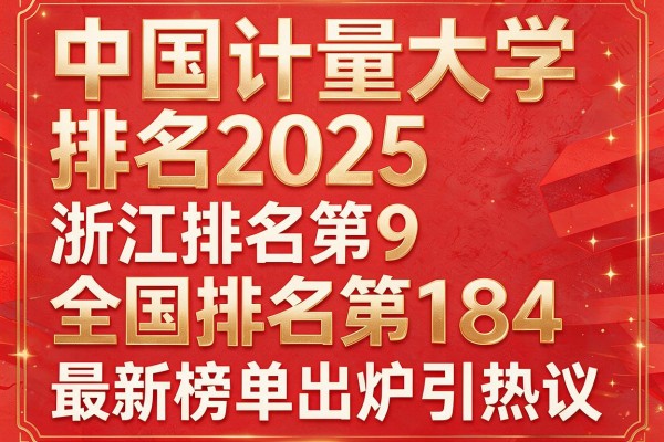 中国计量大学排名2025 浙江排名第9全国排名第184最新榜单出炉引热议