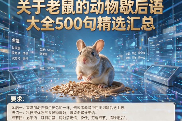 关于老鼠的动物歇后语大全500句精选汇总