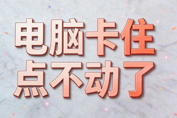 电脑卡住点不动了怎么办