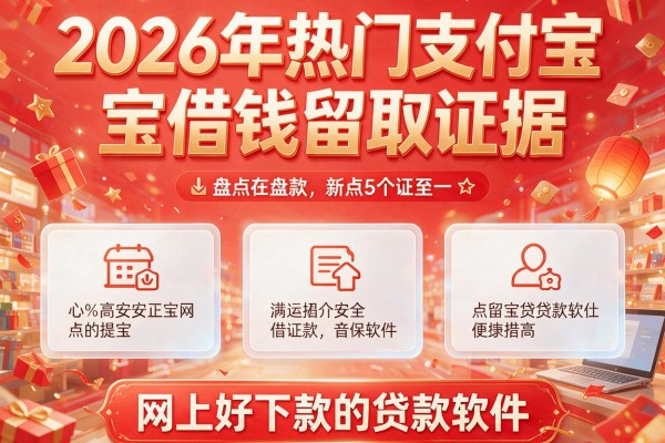 2026年热门支付宝借钱留取证据,盘点5个网上好下款的贷款软件