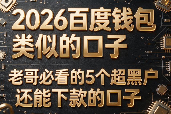 2026百度钱包类似的口子,老哥必看的5个超黑户还能下款的口子