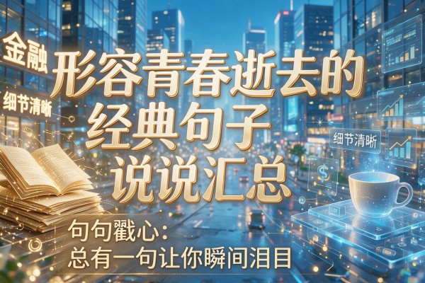 形容青春逝去的经典句子说说汇总,句句戳心,总有一句让你瞬间泪目