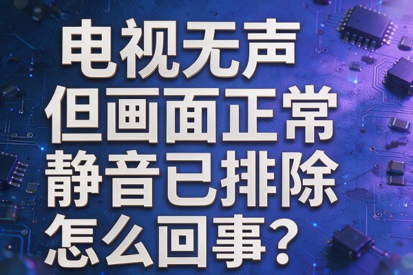 电视无声但画面正常,静音已排除,怎么回事?