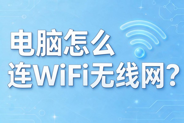 电脑怎么连WiFi无线网？