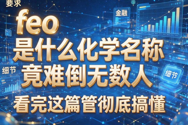 feo是什么化学名称竟难倒无数人看完这篇彻底搞懂