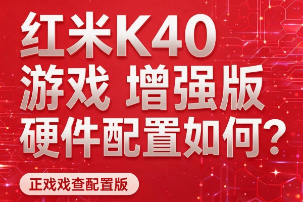 红米K40游戏增强版硬件配置如何?