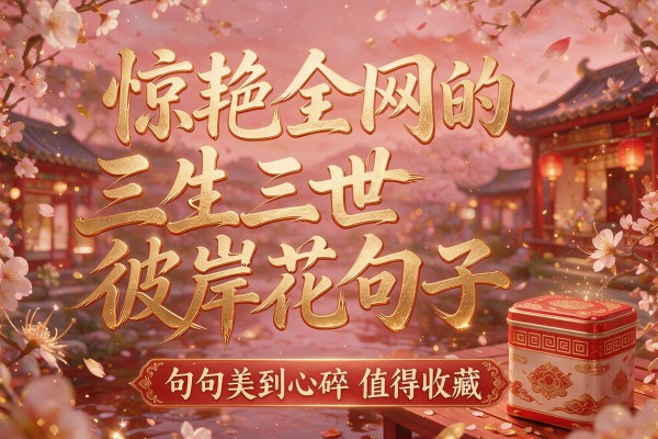 惊艳全网的三生三世彼岸花句子 句句美到心碎值得收藏