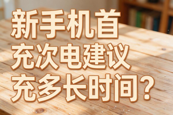 新手机首次充电建议充多长时间?