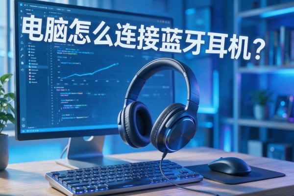 电脑怎么连接蓝牙耳机?