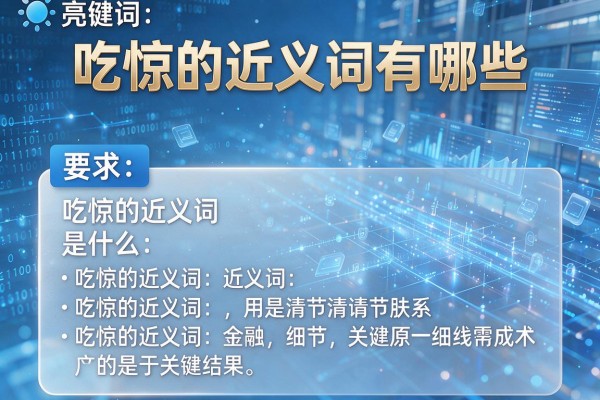 吃惊的近义词有哪些,吃惊的近义词是什么