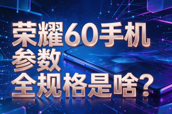 荣耀60手机参数全规格是啥?