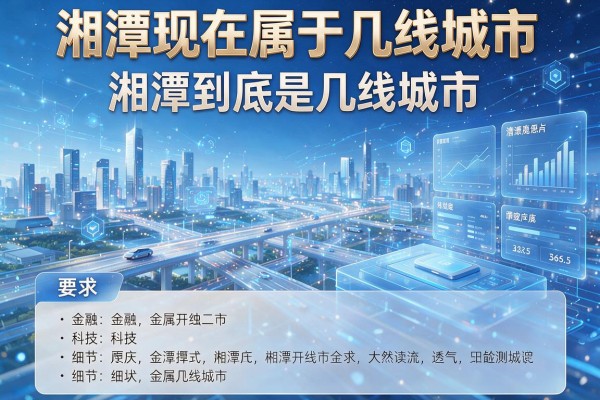 湘潭现在属于几线城市,湘潭到底是几线城市