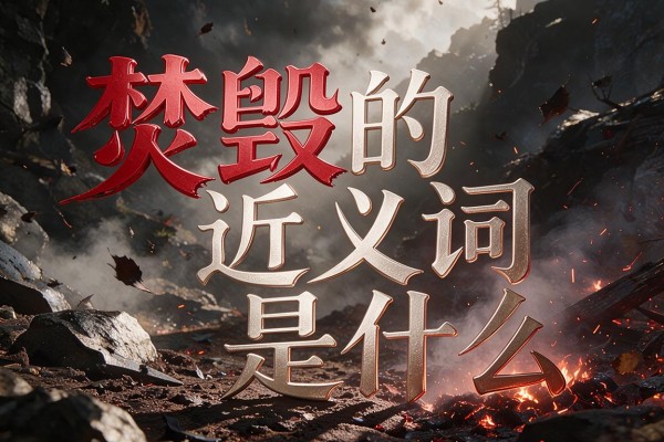 焚毁的近义词是什么,焚毁的近义词有哪些
