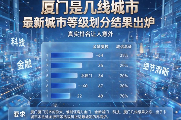 厦门是几线城市 最新城市等级划分结果出炉 真实排名让人意外