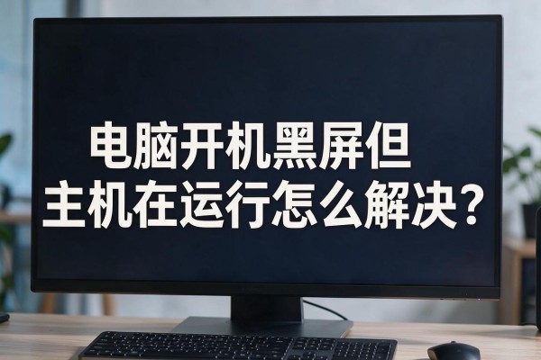 电脑开机黑屏但主机在运行怎么解决？