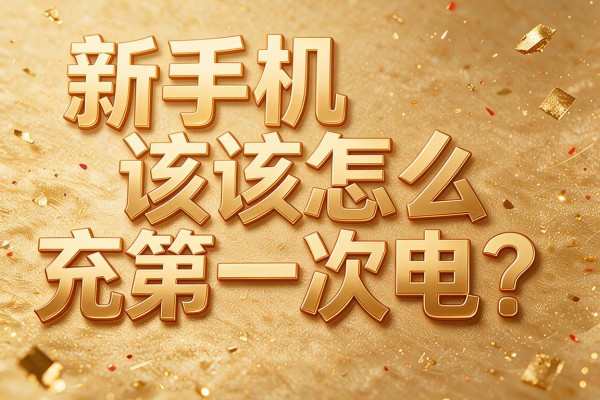 新手机该怎么充第一次电?