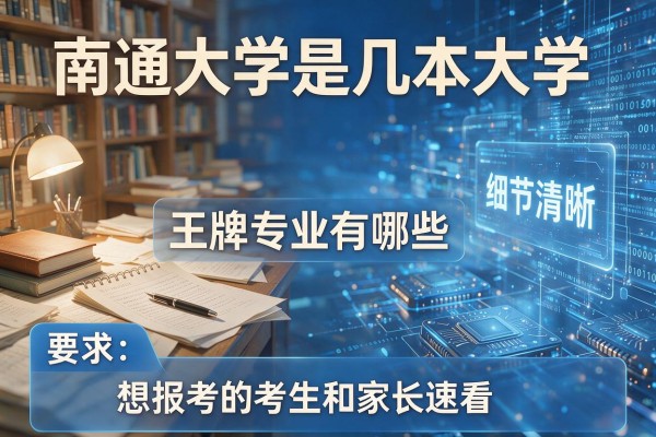 南通大学是几本大学 王牌专业有哪些 想报考的考生和家长速看
