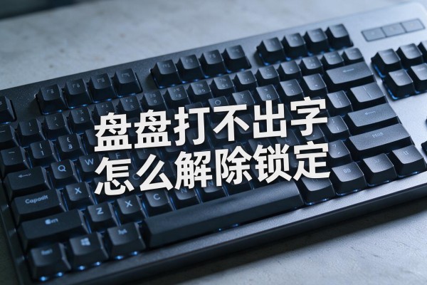 键盘打不出字怎么解除锁定