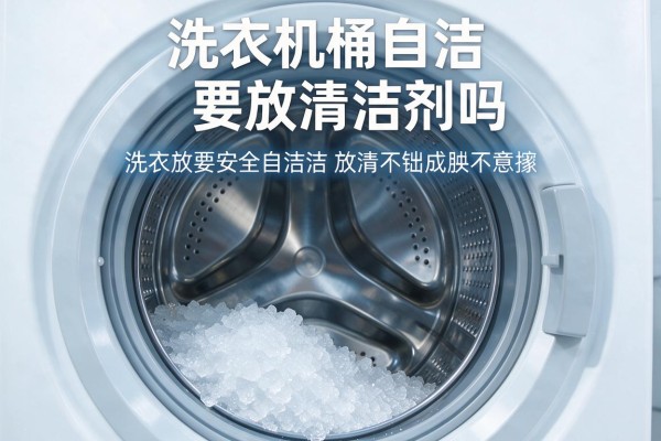 洗衣机桶自洁要放清洁剂吗