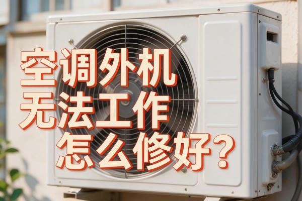 空调外机无法工作怎么修好?