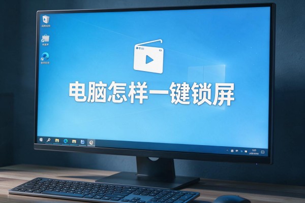 电脑怎样一键锁屏