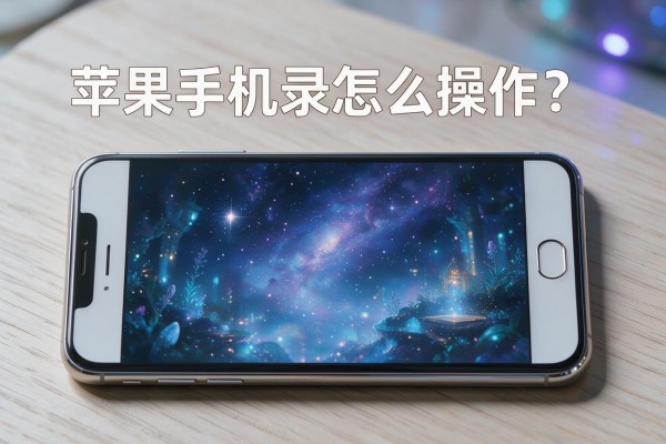 苹果手机录屏怎么操作?