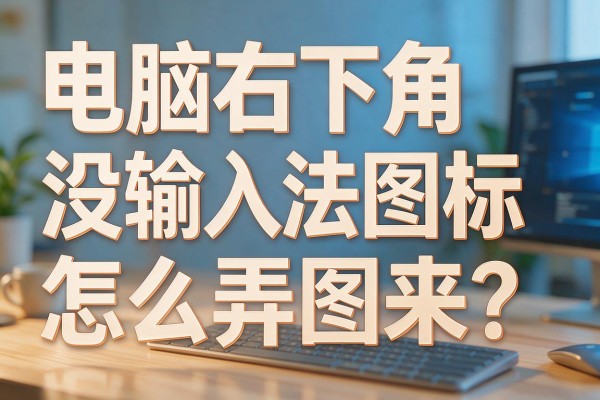 电脑右下角没输入法图标怎么弄回来?