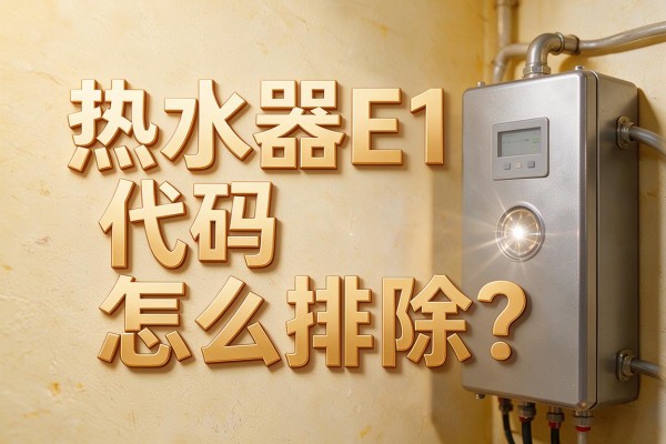 热水器E1代码怎么排除?