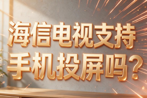 海信电视支持手机投屏吗？