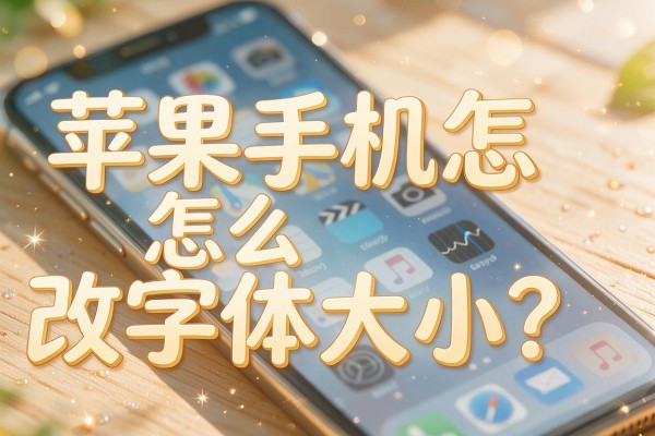苹果手机怎么改字体大小?