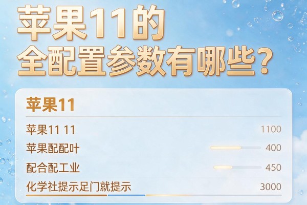 苹果11的全部配置参数有哪些？