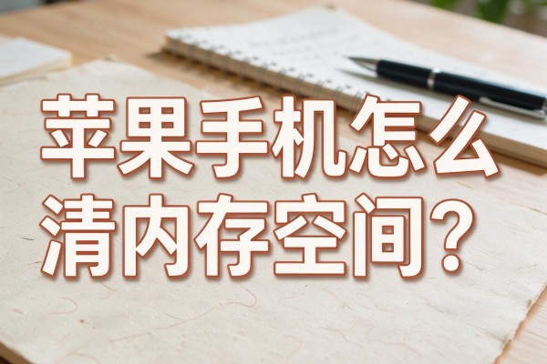苹果手机怎么清内存空间?