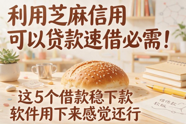 利用芝麻信用可以贷款速借必需!这5个借款稳下款软件用下来感觉还行