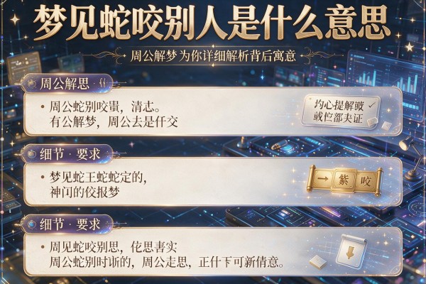 梦见蛇咬别人是什么意思 周公解梦为你详细解析背后寓意