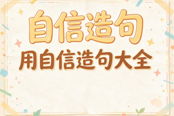自信造句-用自信造句大全