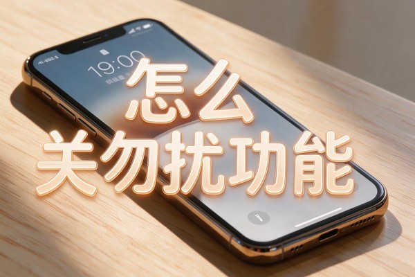 苹果手机上怎么关勿扰功能