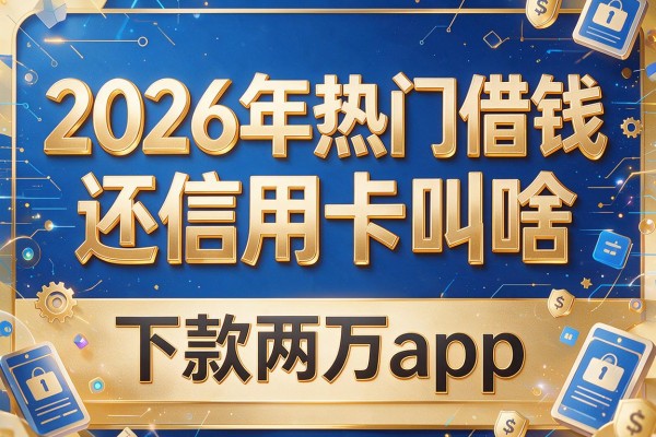 2026年热门借钱还信用卡叫啥,下款两万app