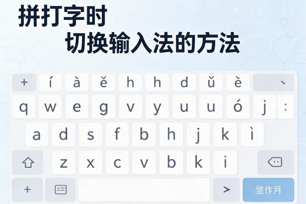 拼音打字时切换输入法的方法