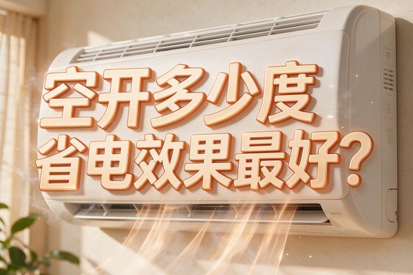 空调开多少度省电效果最好?