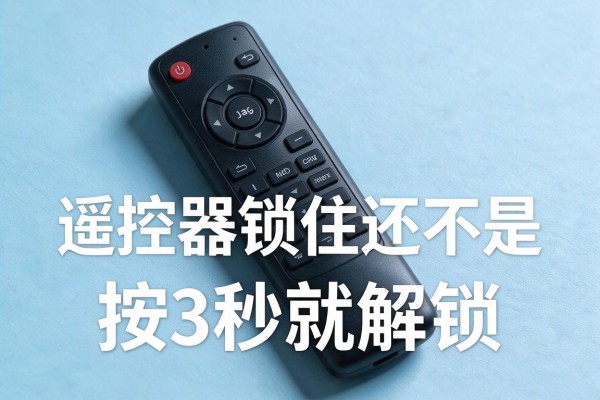 遥控器锁住是不是按3秒就解锁