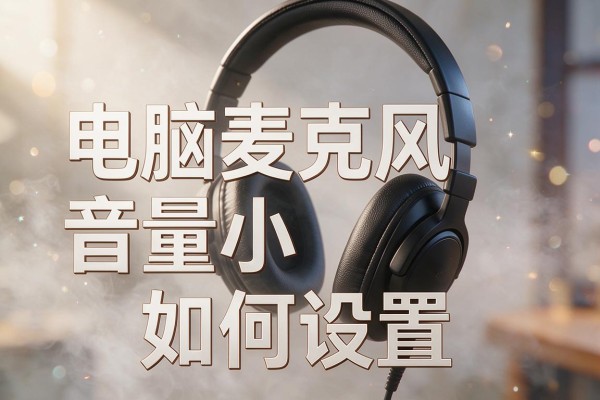 电脑麦克风音量小如何设置